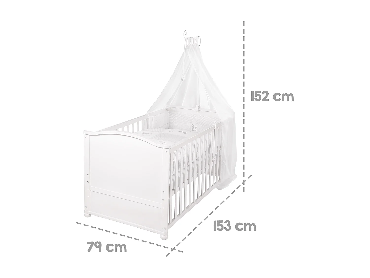 roba Ensemble complet lit bébé et enfant Fox & Bunny