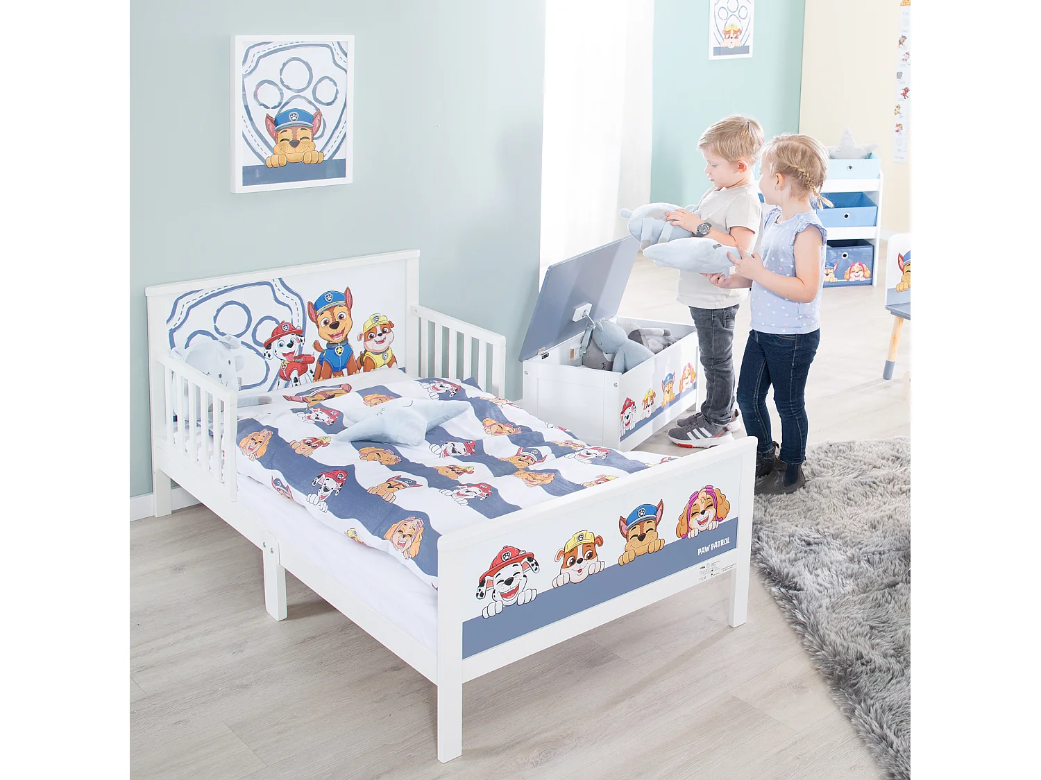 roba Compleet themabed voor peuters, 70 x 140 cm Paw Patrol