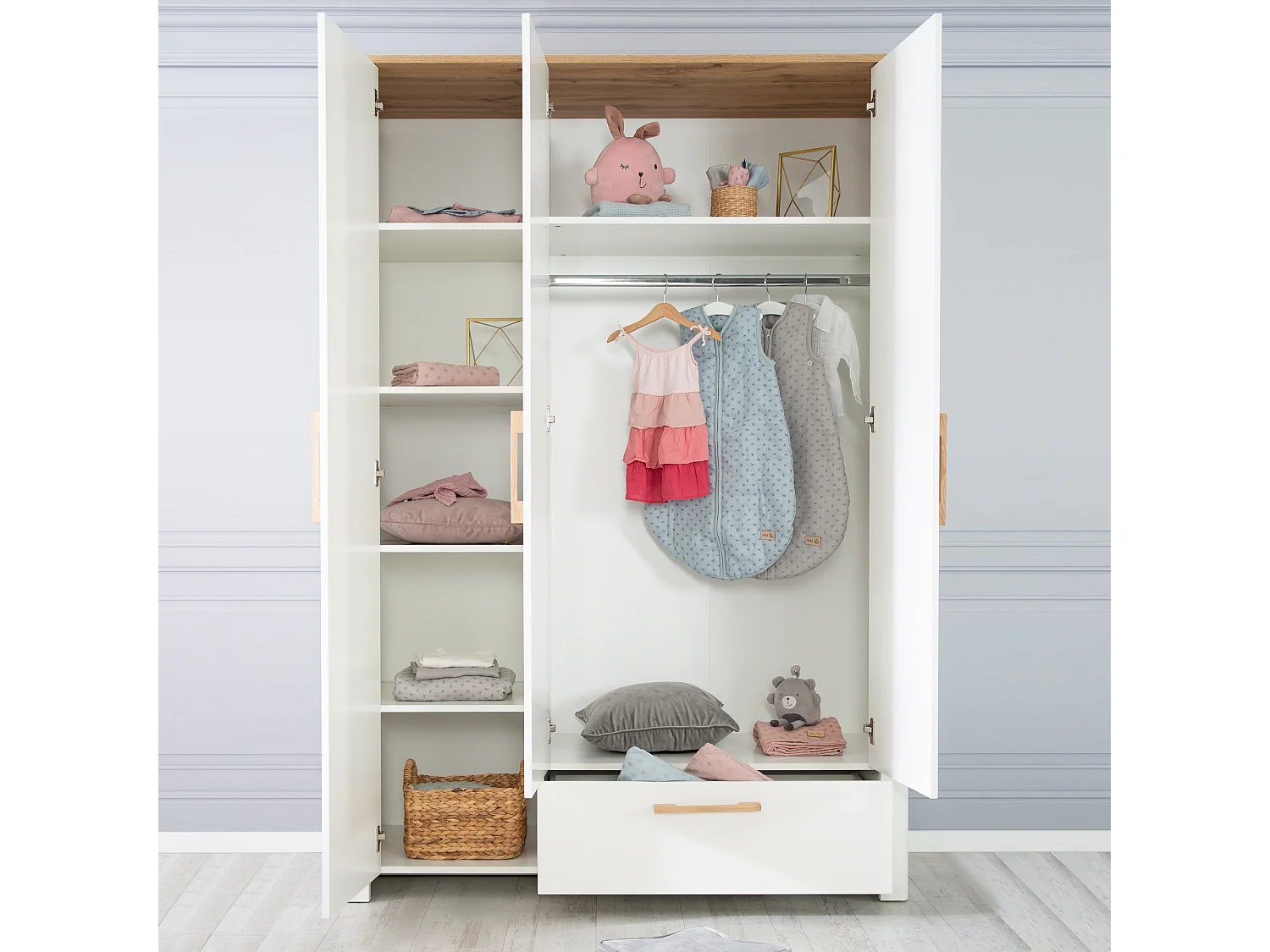 roba Ensemble de chambre bébé Smile 3 pièces