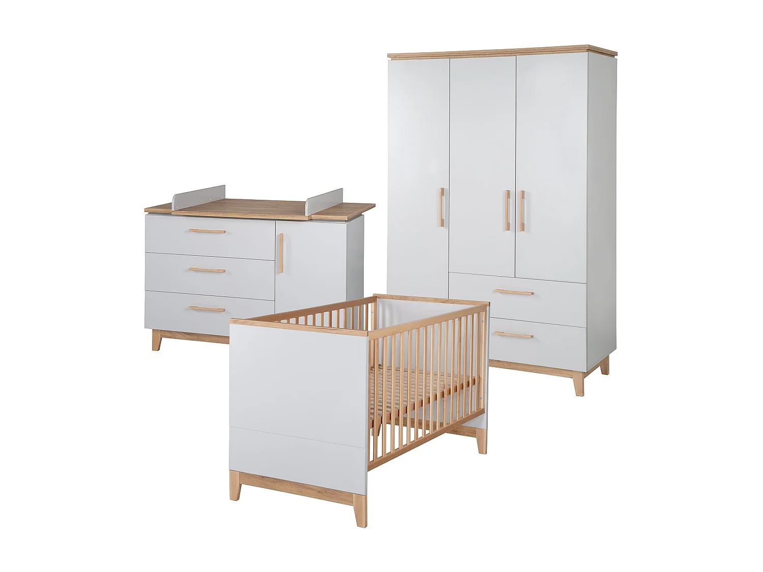 roba Ensemble de meubles pour chambre bébé Ava 2 pièces
