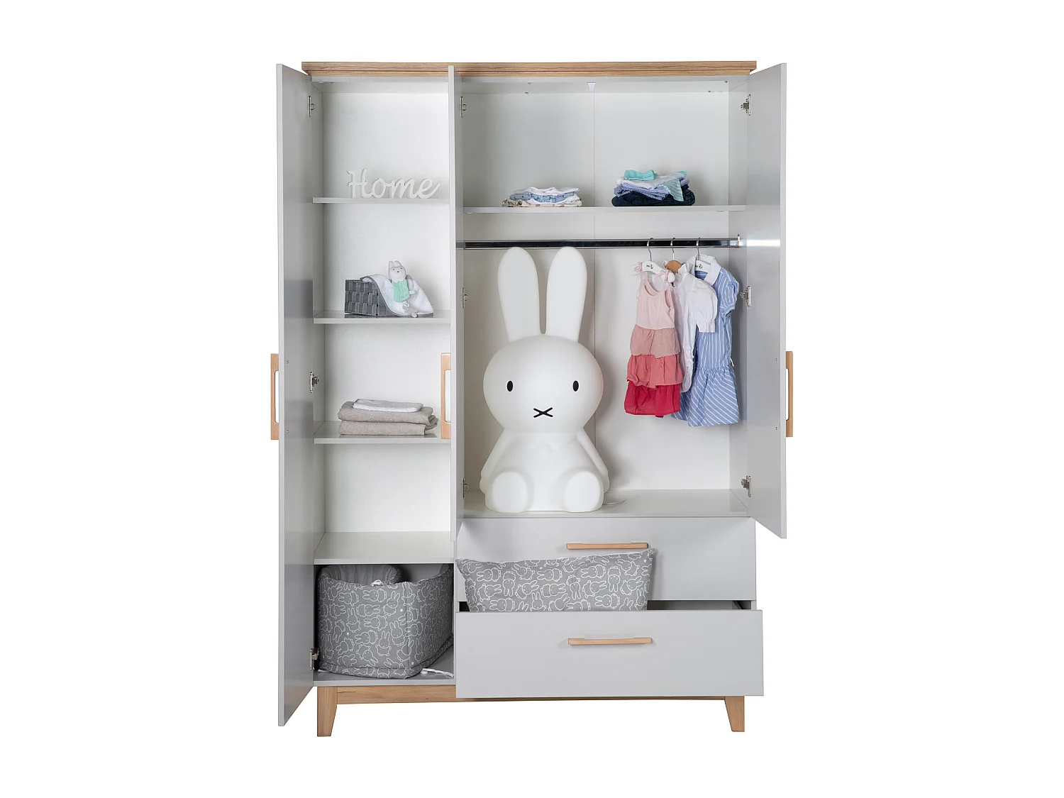 roba Ensemble de meubles pour chambre bébé Ava 2 pièces