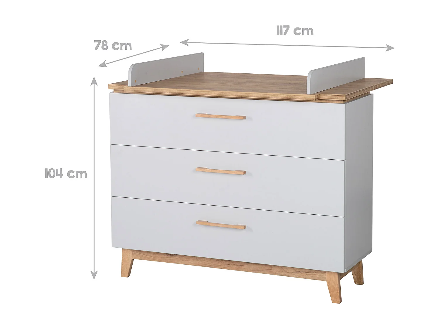 roba Ensemble de meubles pour chambre bébé Ava 2 pièces