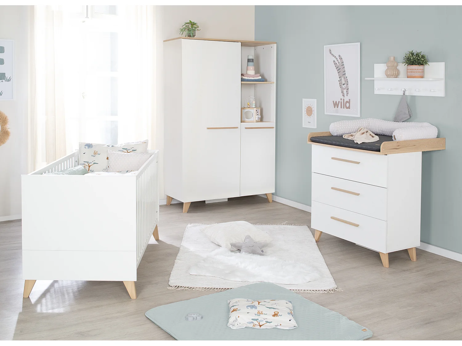 roba Ensemble de meubles pour chambre bébé Gabriella 2 pièces (I)