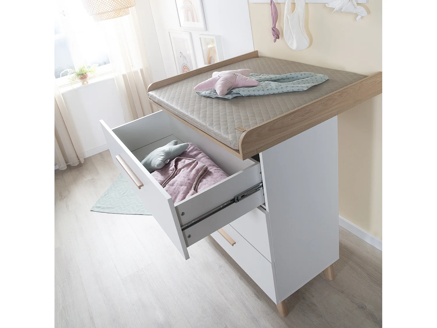roba Ensemble de meubles pour chambre bébé Gabriella 2 pièces (I)