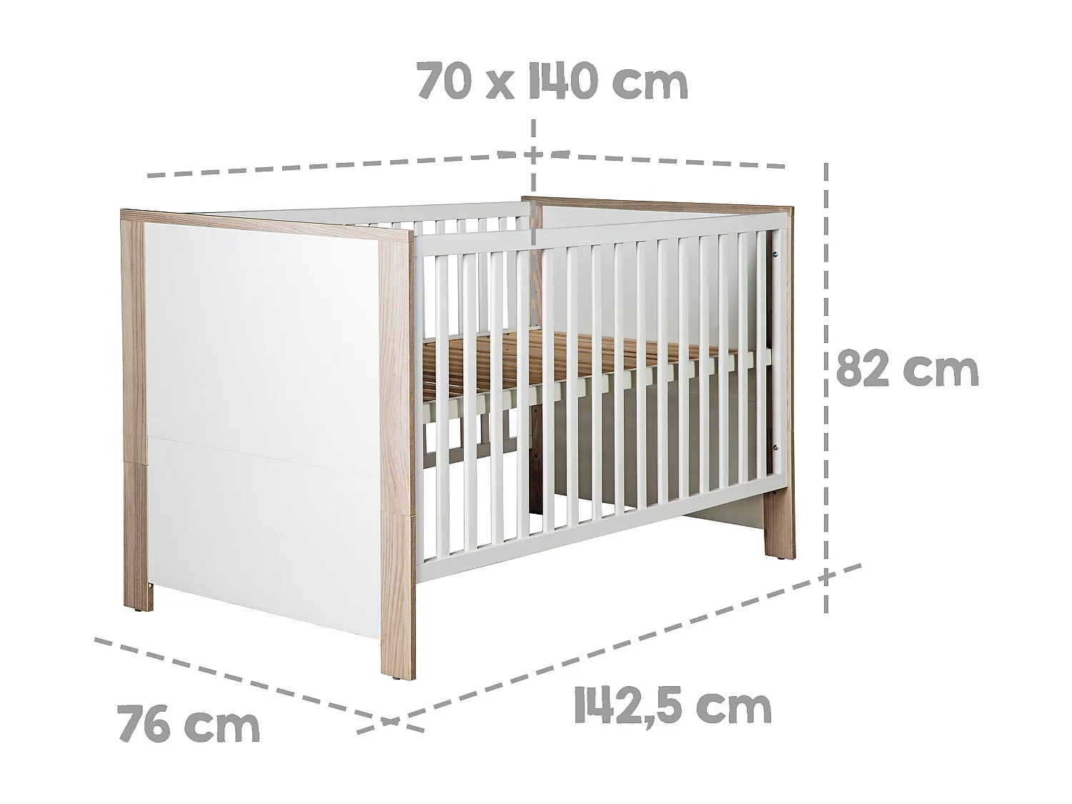 roba Ensemble de chambre bébé Caro 3 pièces
