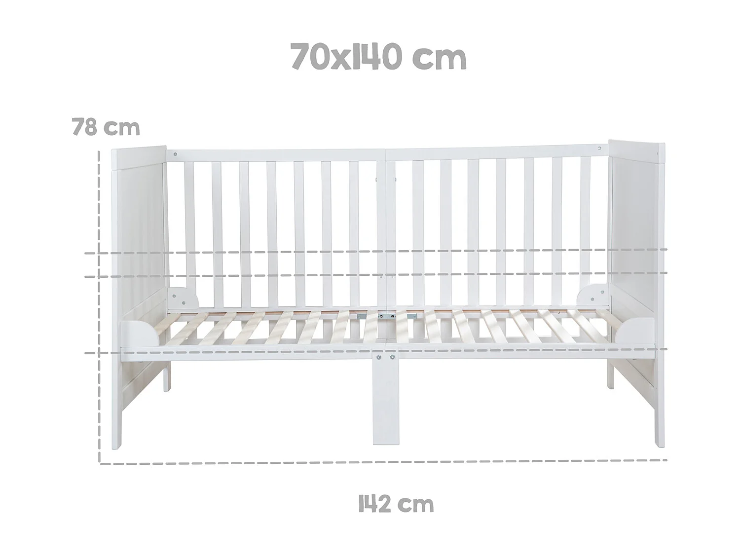 roba Lit évolutif pour enfant 70 x 140 cm Lilo