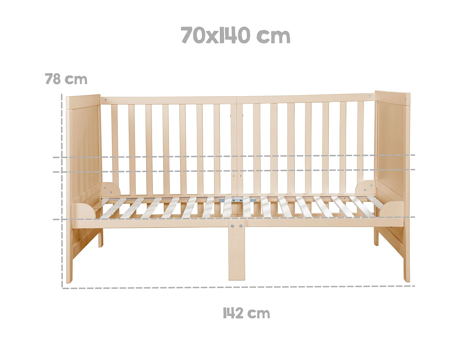 roba Babybed EASY SLEEP 70 x 140 cm I