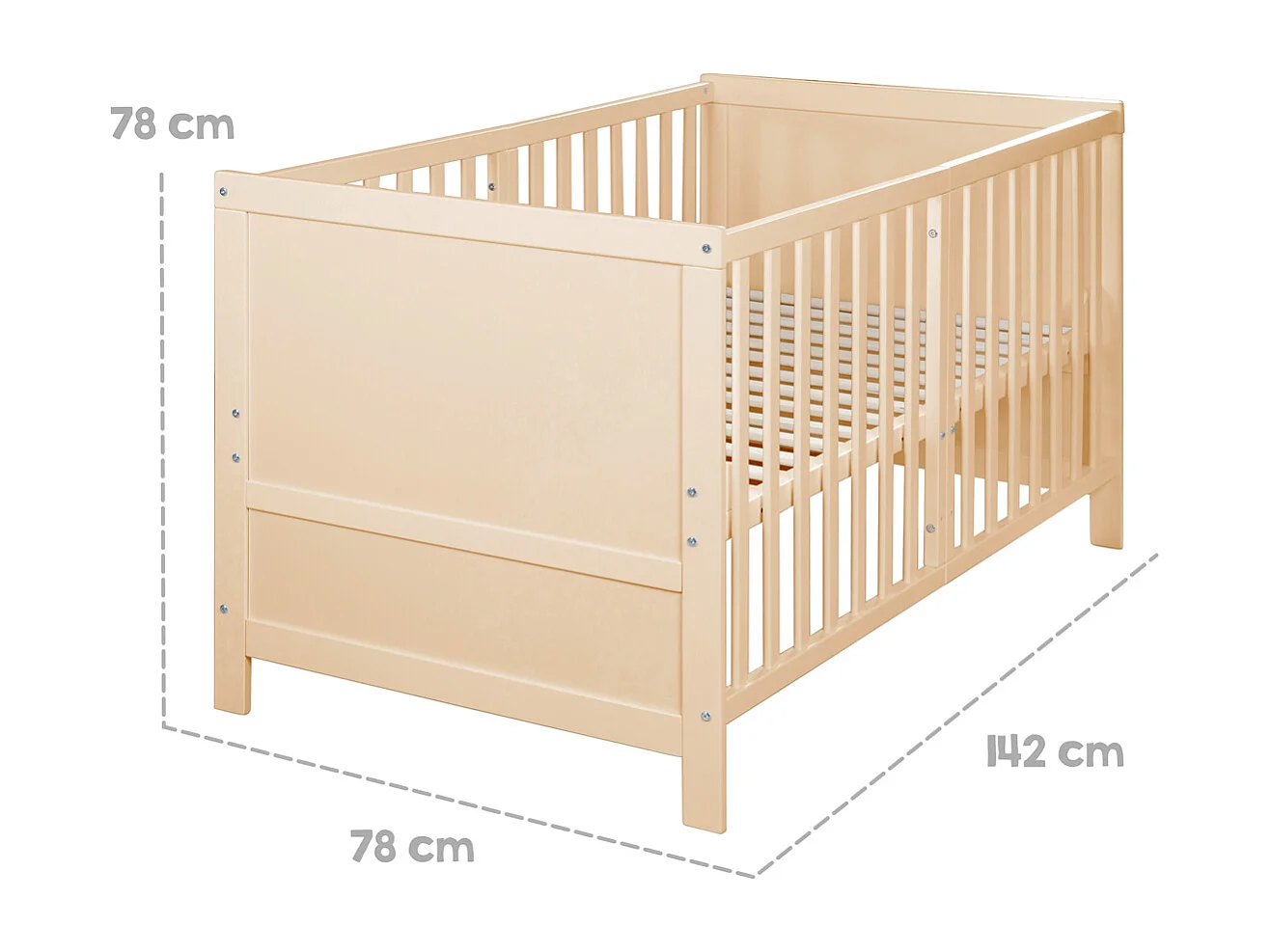 roba Babybed EASY SLEEP 70 x 140 cm I