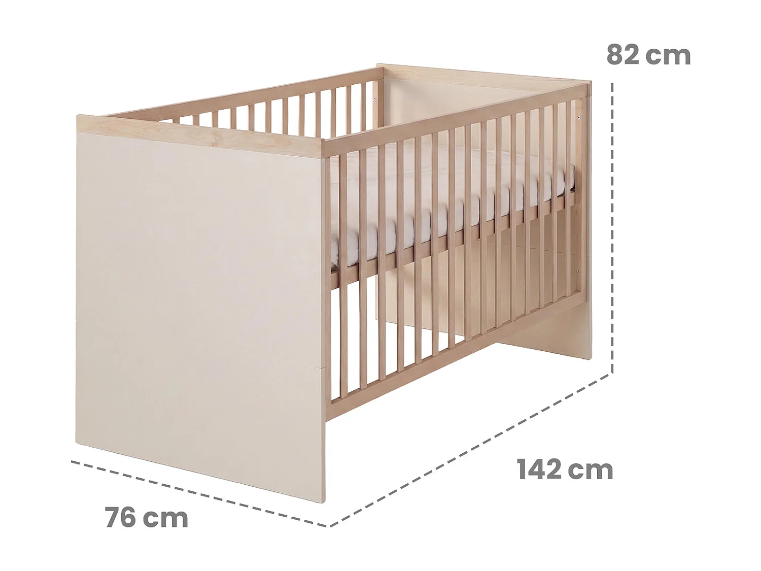roba Cama infantil evolutiva 70 x 140 cm Elva