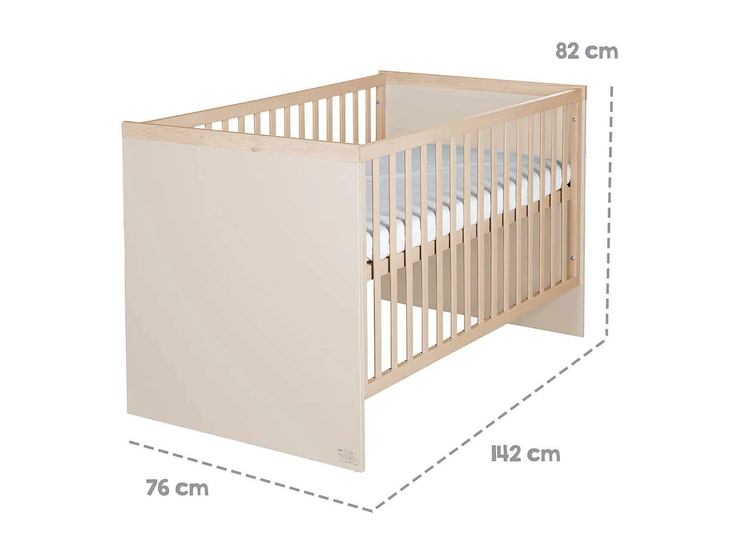 roba Cama infantil evolutiva 70 x 140 cm Elva