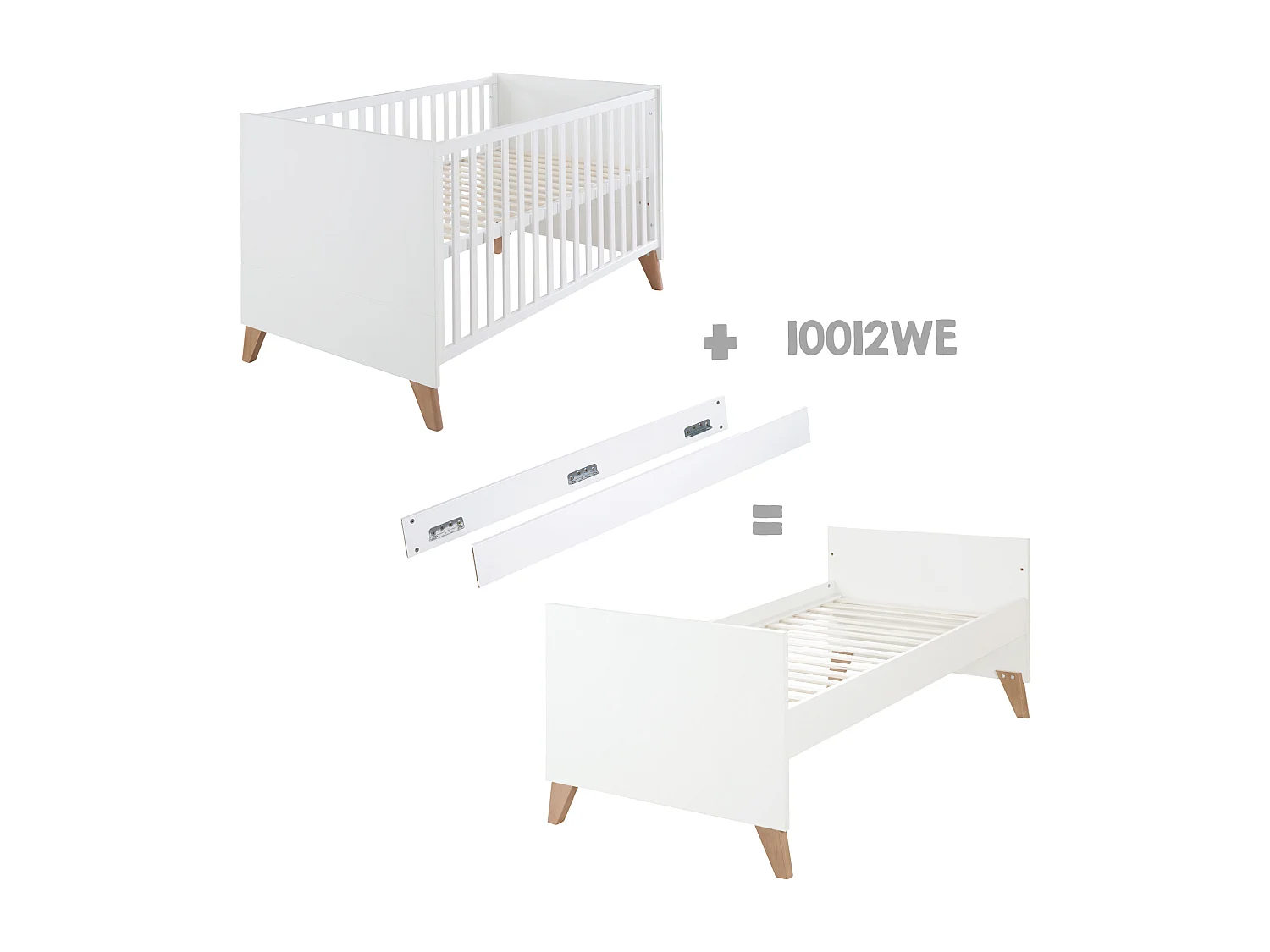 roba Kombi-Kinderbett 70x140 cm Ole