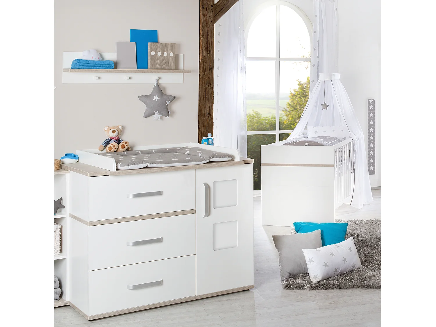 roba ensemble de meubles pour chambre de bébé « Moritz » 2 pièces large