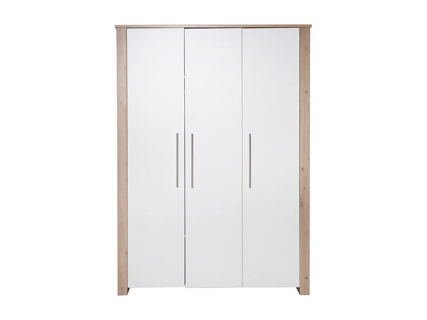 roba Chambre Bébé Malo - Lit Bébé/Enfant 70x140, Armoire & Commode À Langer - Blanc / Décor Chêne