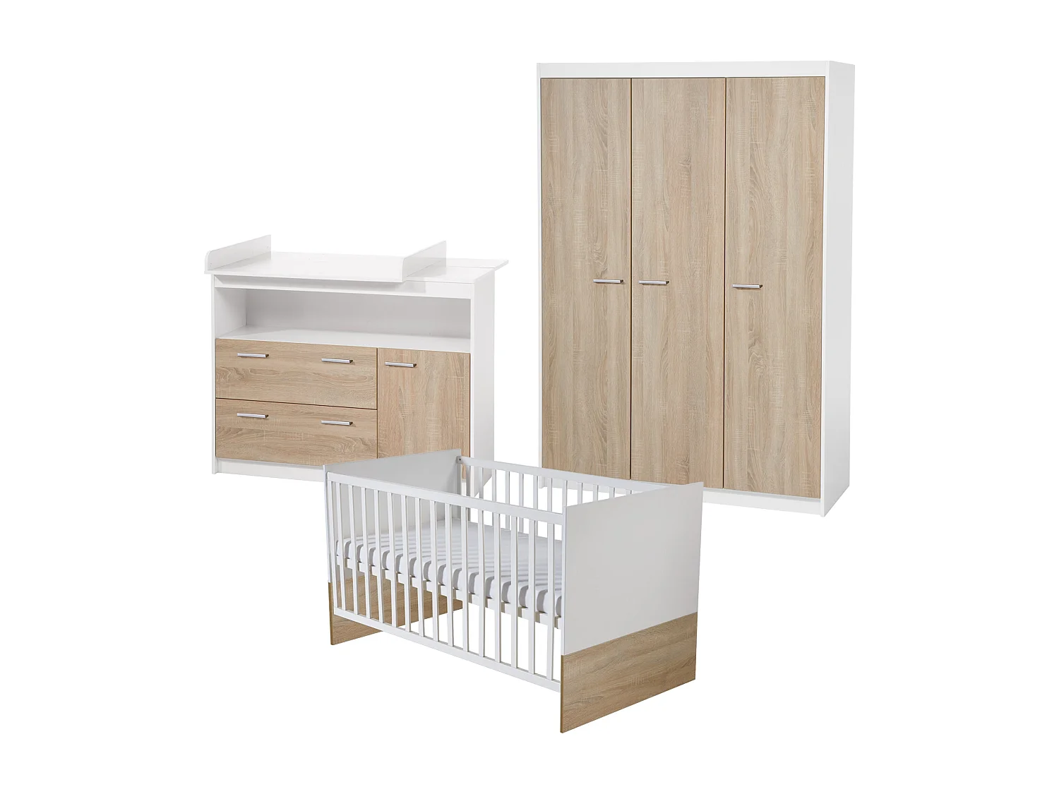 roba Ensemble de meubles pour chambre bébé Moritz 2 pièces large