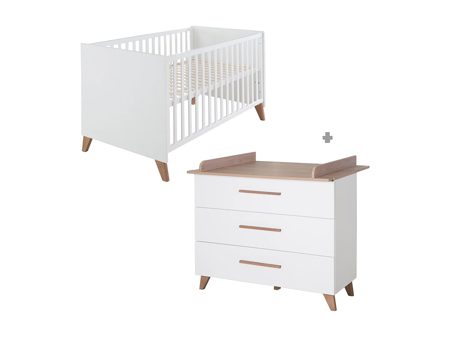 roba Ensemble de meubles pour chambre bébé Momo 2 pièces