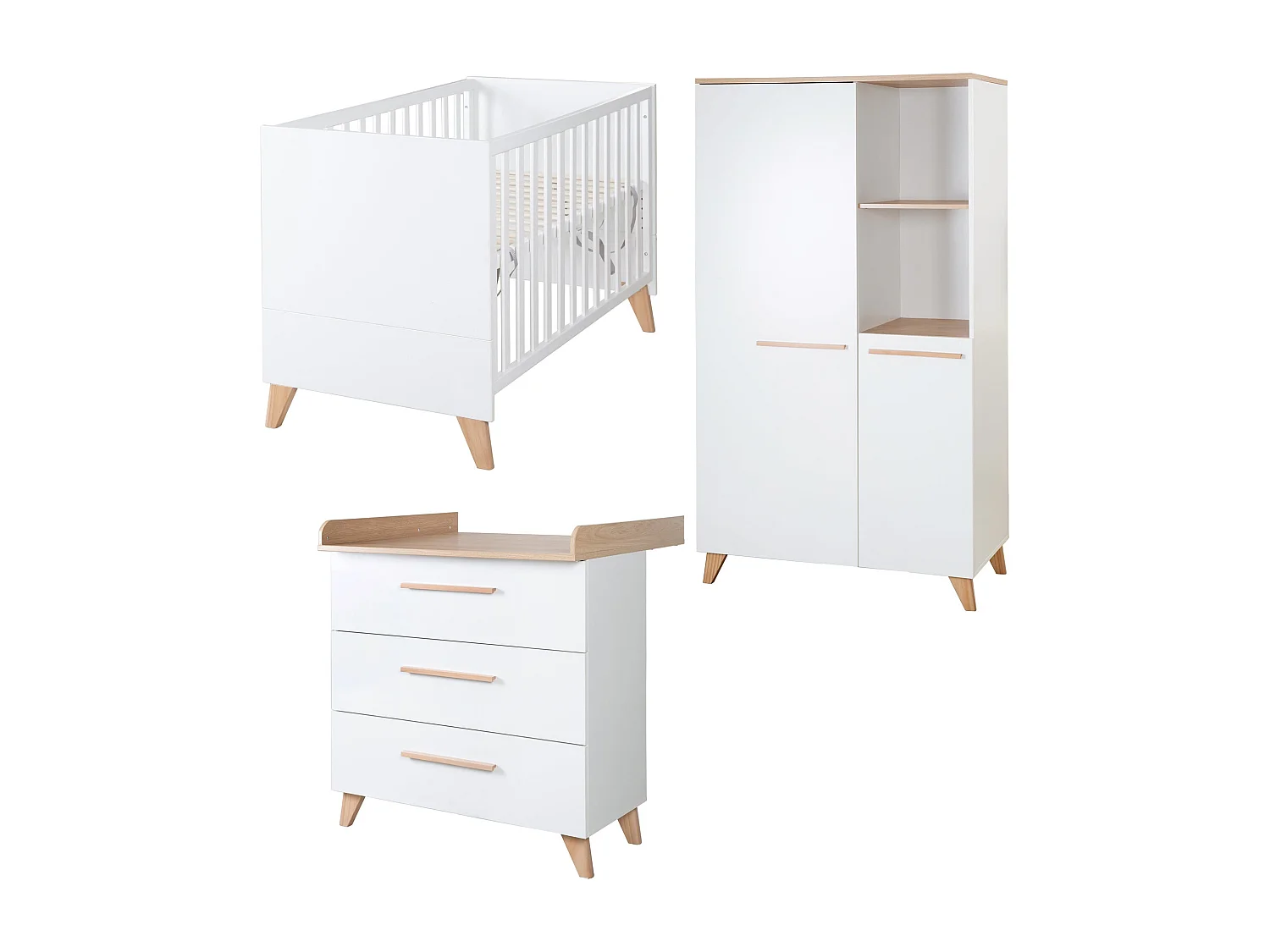roba Babyzimmerset Leon 3-teilig