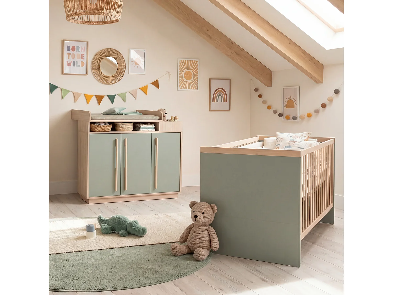 roba Meubelset voor Babykamer Hamburg 2-delig (I)