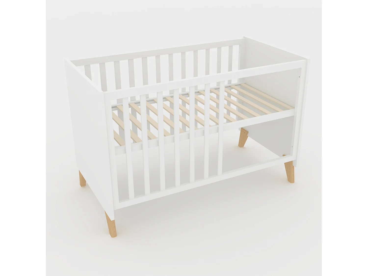 roba Lit bébé et lit cododo 60 x 120 cm Leon