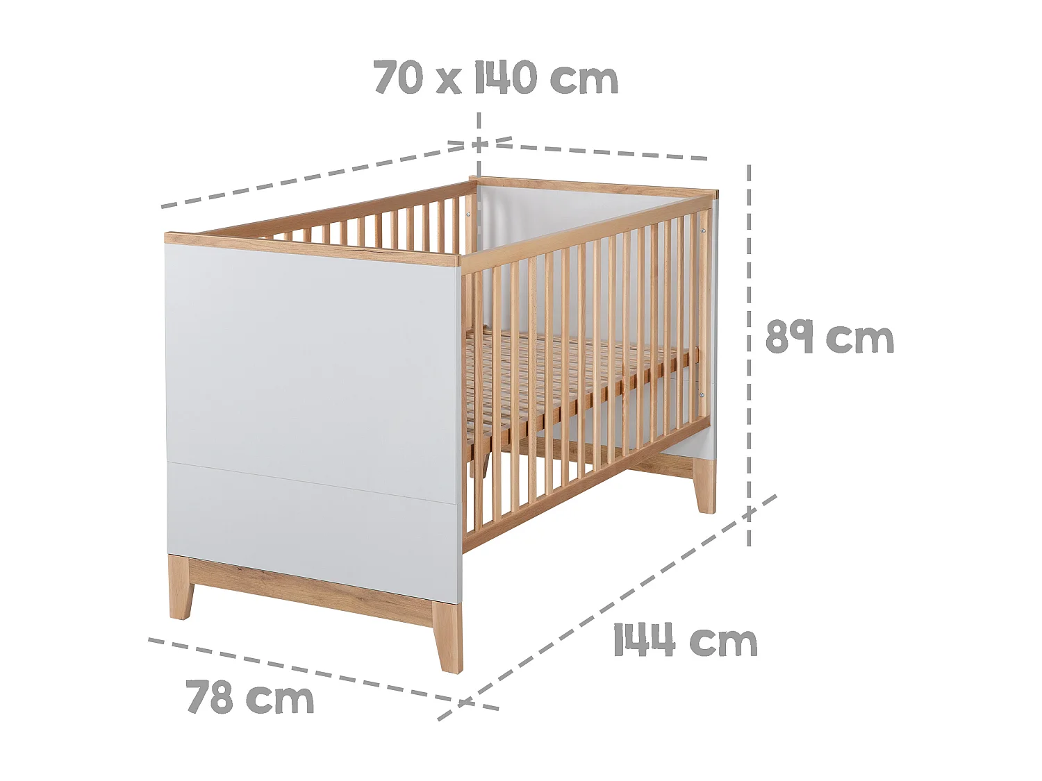 roba Ensemble de chambre bébé Finn 3 pièces