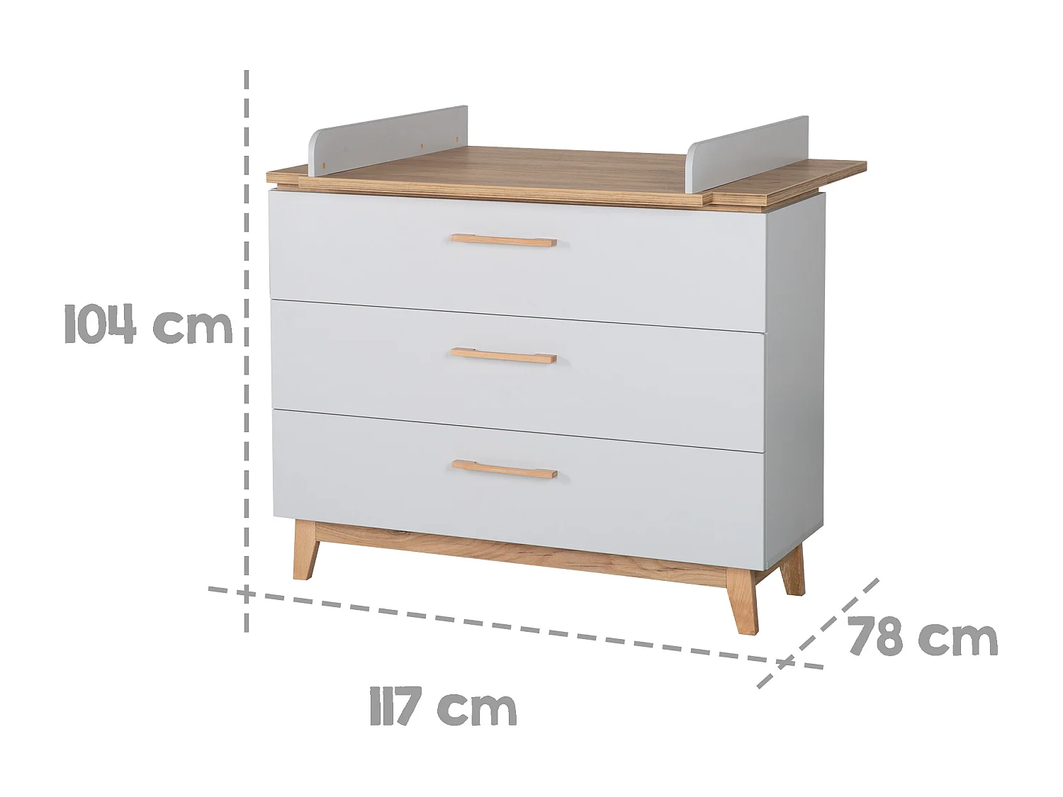 roba Ensemble de chambre bébé Finn 3 pièces