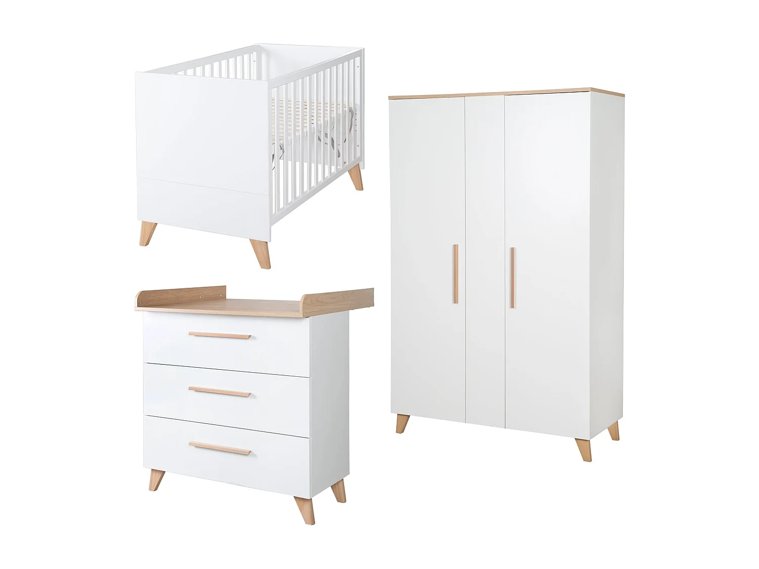 roba Ensemble de chambre bébé Smile 2 pièces