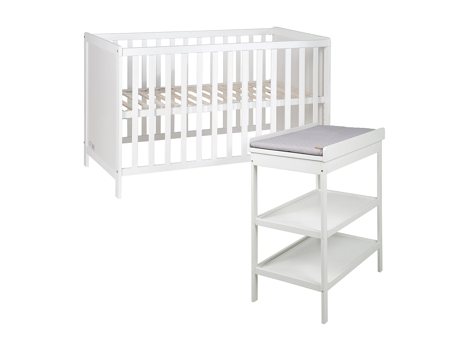 roba Ensemble de meubles pour chambre bébé roba Style gris 2 pièces