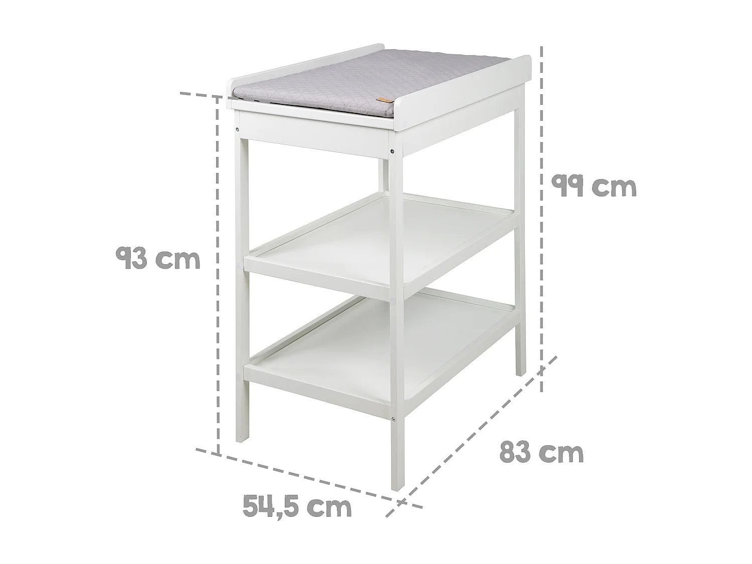 roba Ensemble de meubles pour chambre bébé roba Style gris 2 pièces