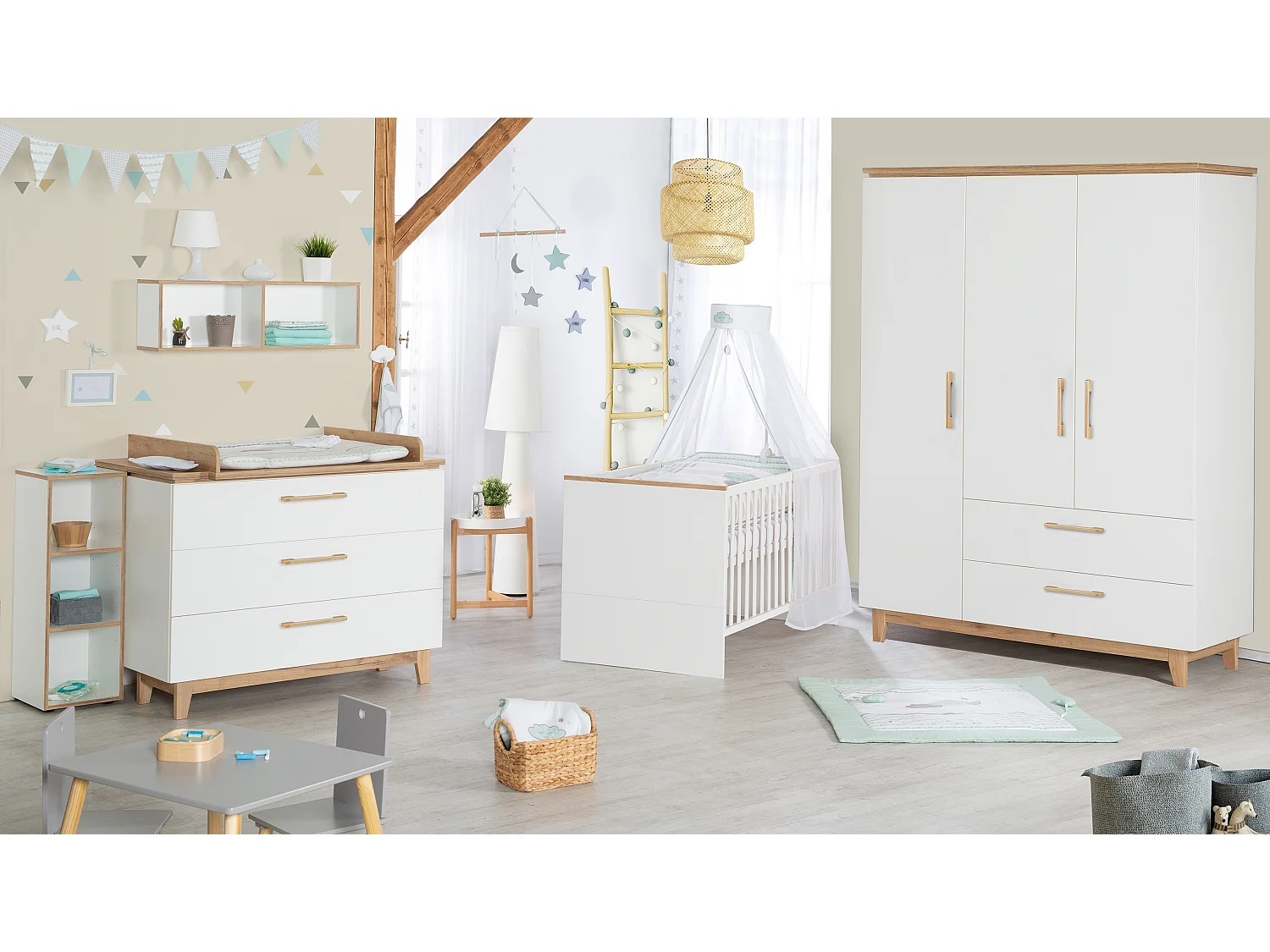 roba Ensemble de chambre bébé Maren 2 3 pièces