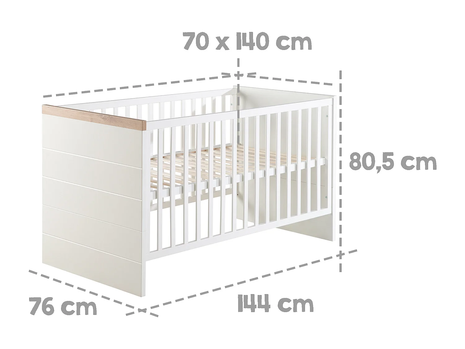 roba Ensemble de meubles bébé Ole 2 pièces