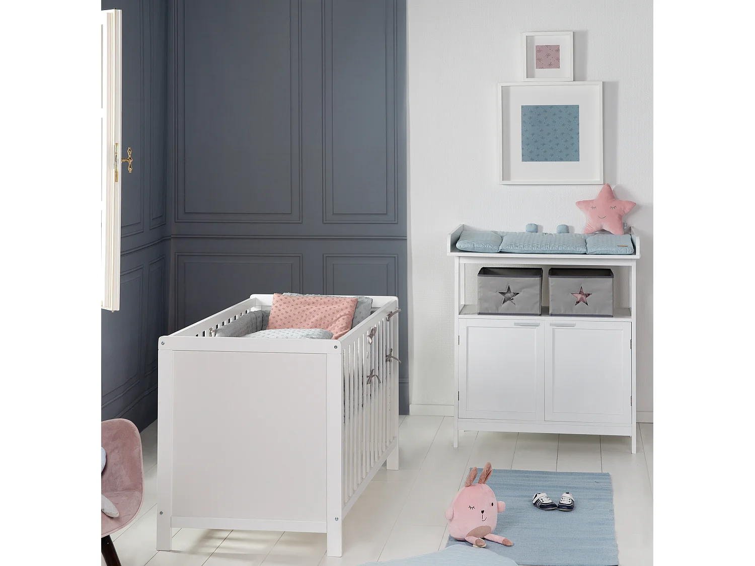 roba Ensemble de chambre bébé Gabriella 3 pièces