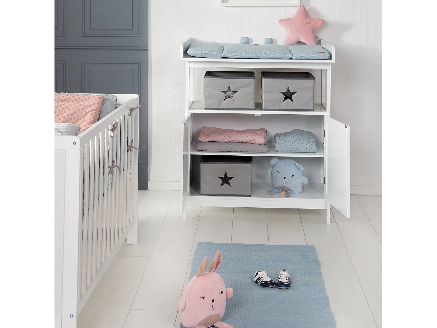 roba Ensemble de chambre bébé Gabriella 3 pièces