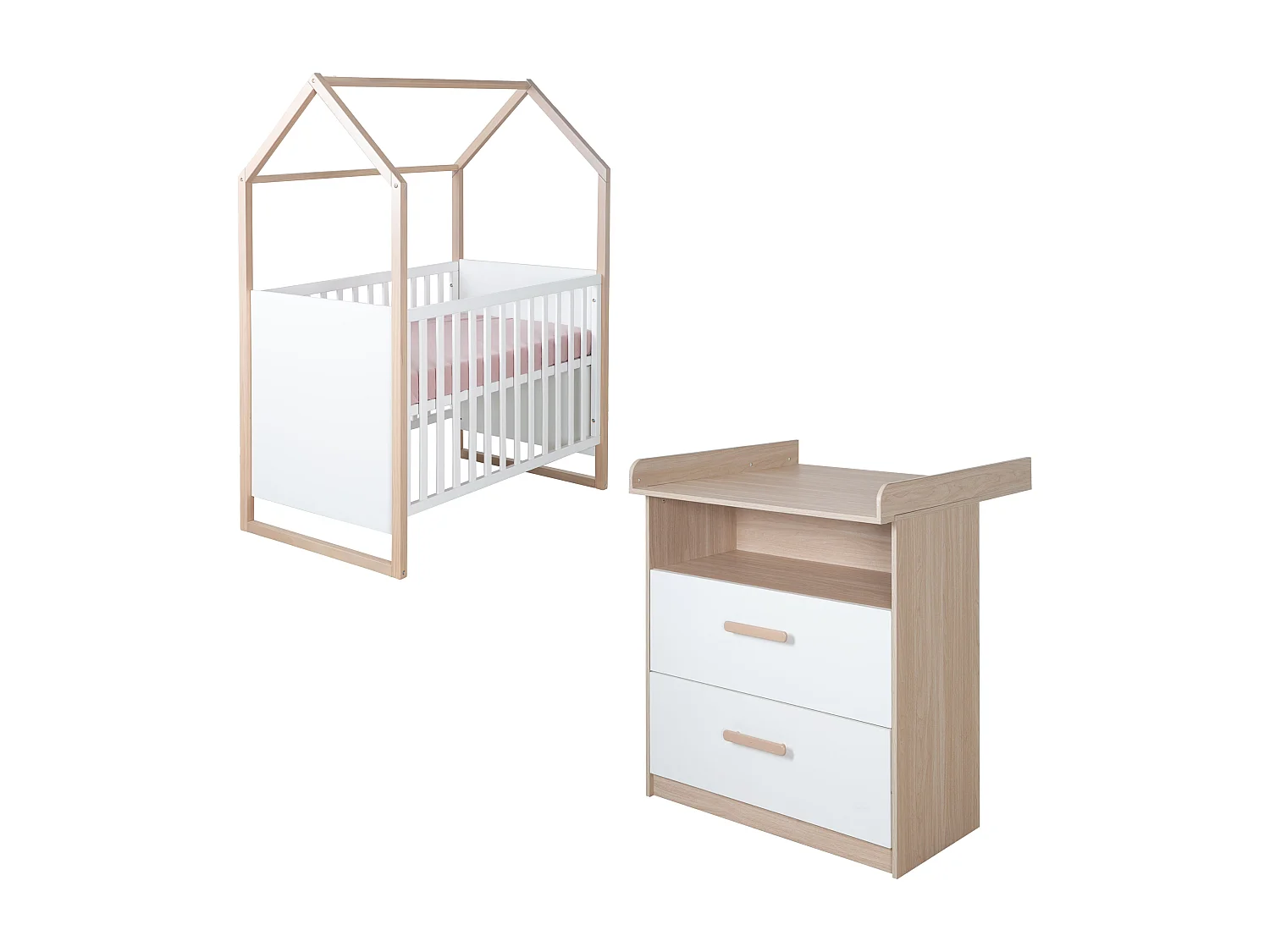 roba Ensemble de meubles pour chambre bébé Anton 2 pièces