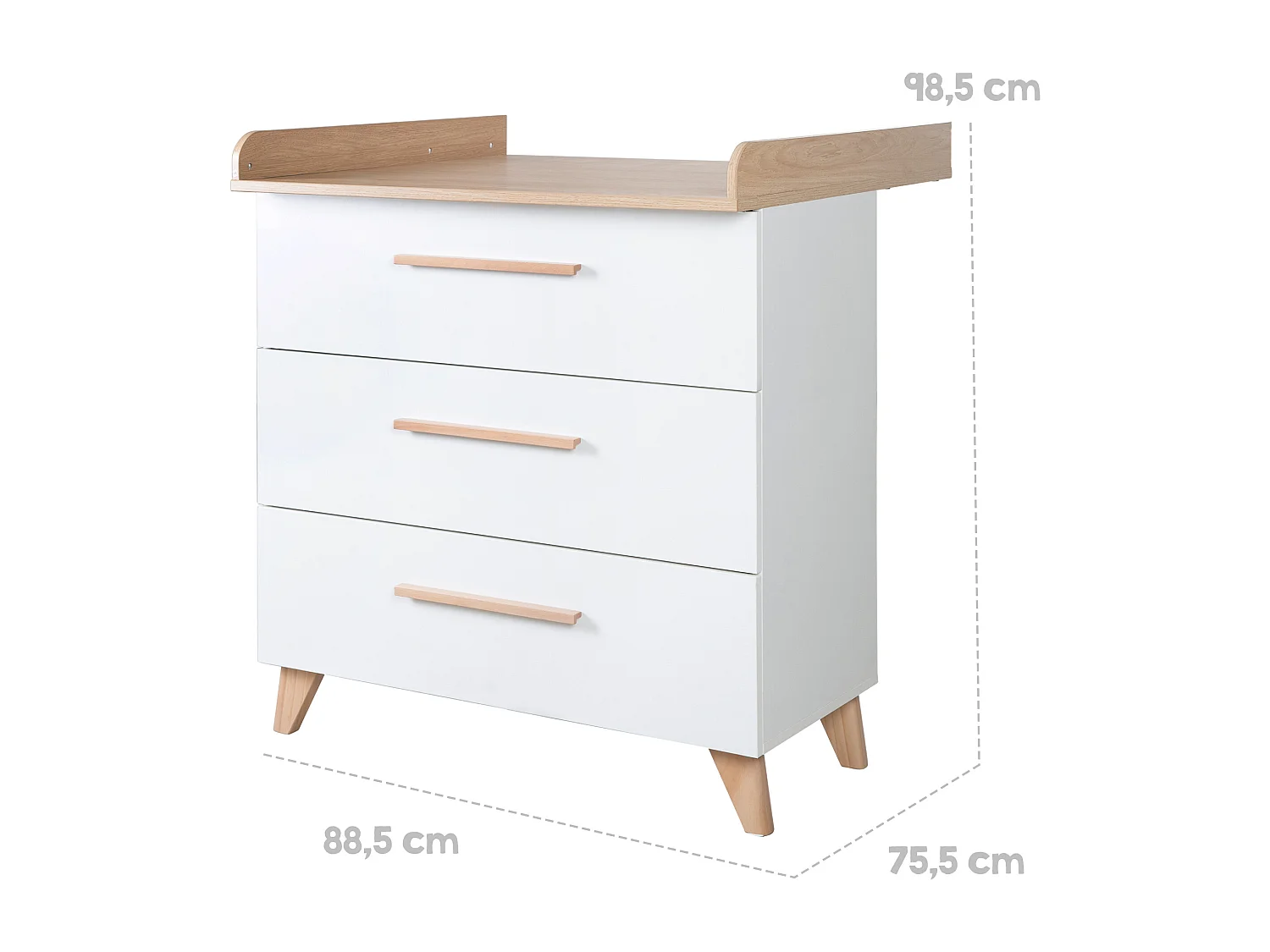 roba Ensemble de chambre bébé Felicia 3 pièces