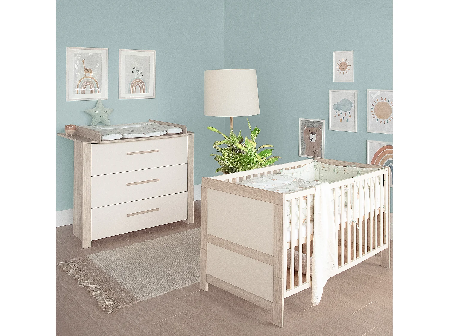 roba Ensemble de chambre bébé Felicia 3 pièces (I)
