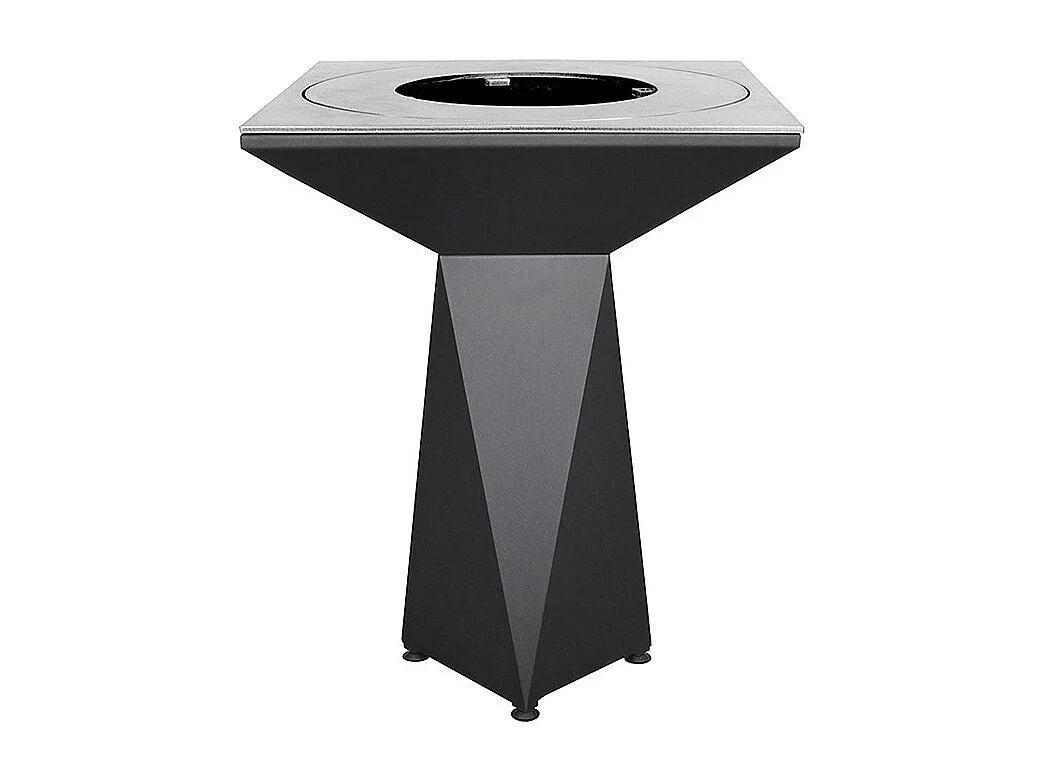 Foyer de jardin, barbecue avec grille en acier - G1 Basic Graphite