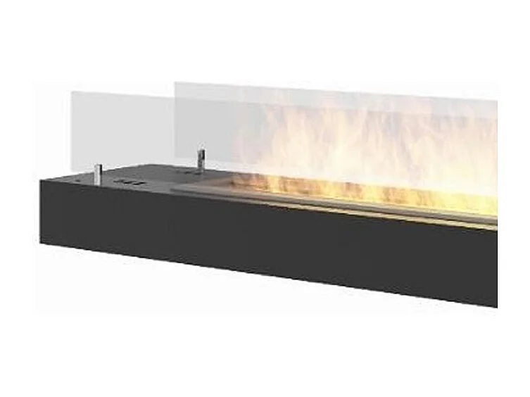 FIREBOX 120 - Insert Bioéthanol autoportant Noir - avec vitre