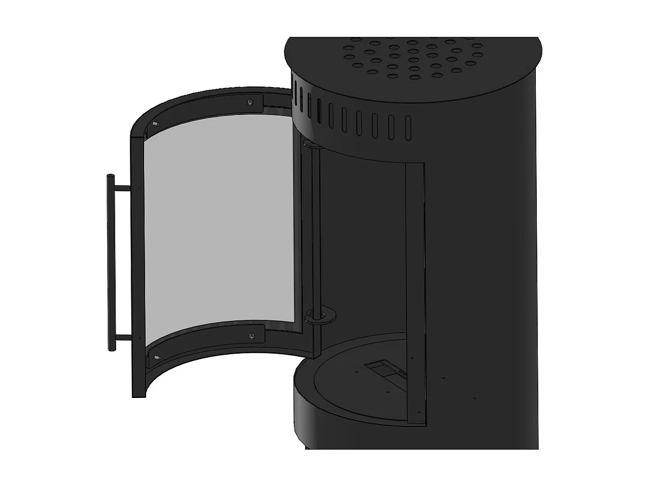 INCOZA 4 - Cheminée bio autoportante