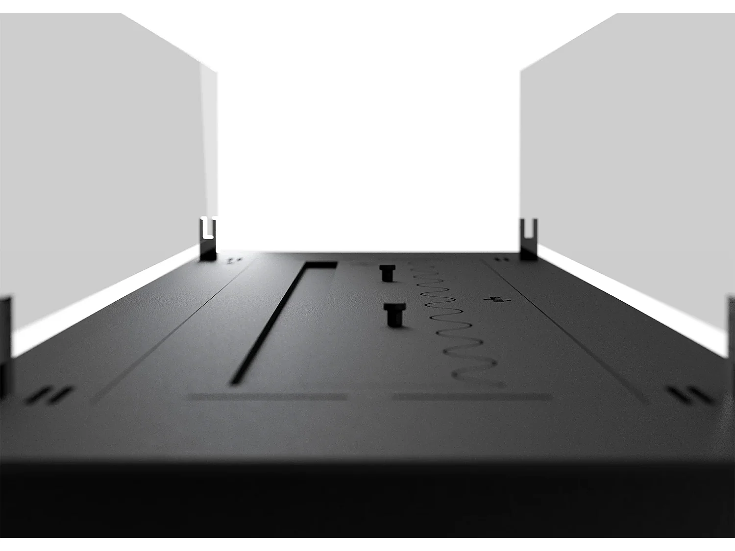 INSERT SLIM - Biocheminée au bioéthanol encastrable noire avec verre - 1200
