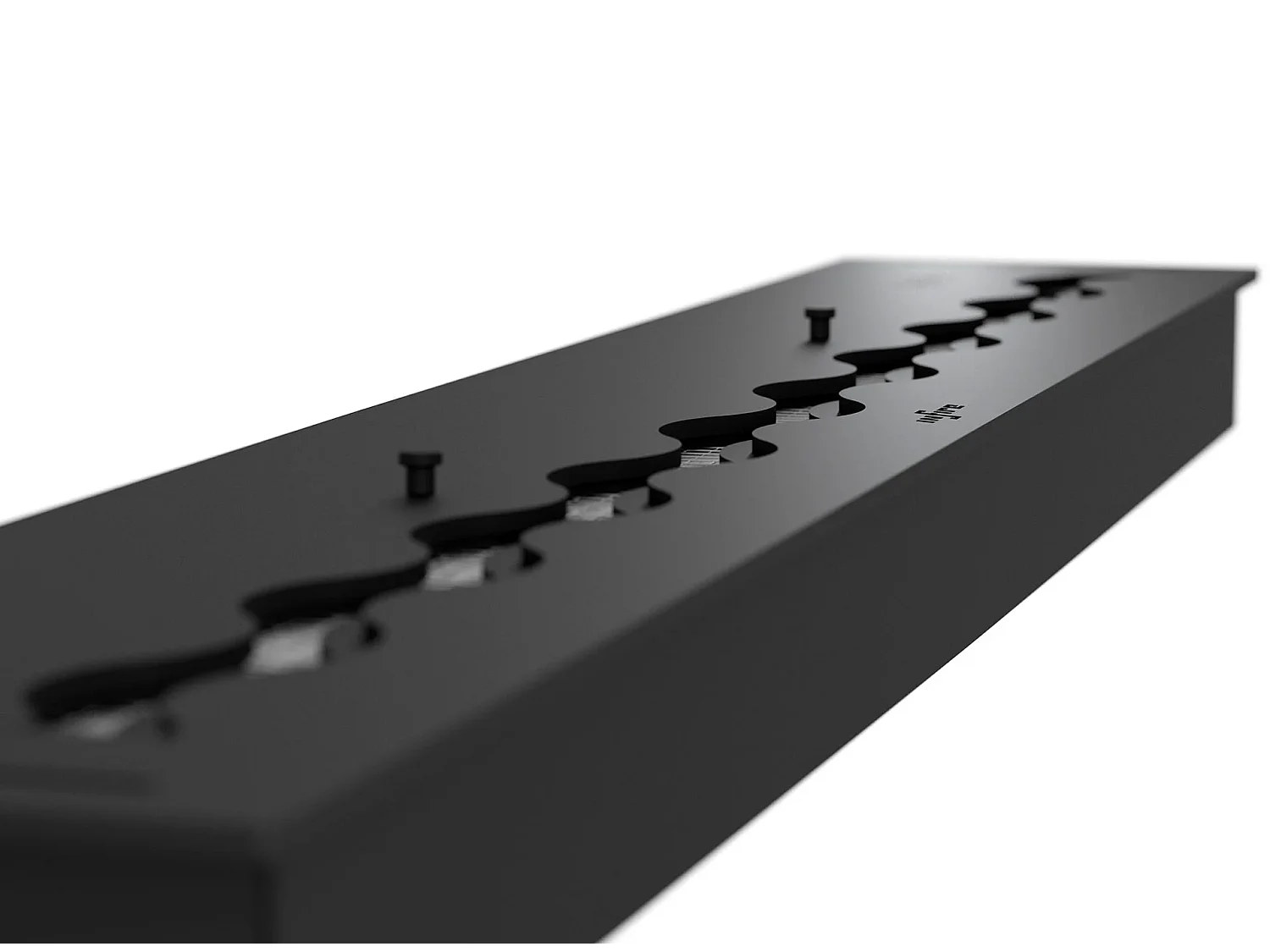 SLIM BLACK BURNER - Brûleur bioéthanol noir encastrable - 1000