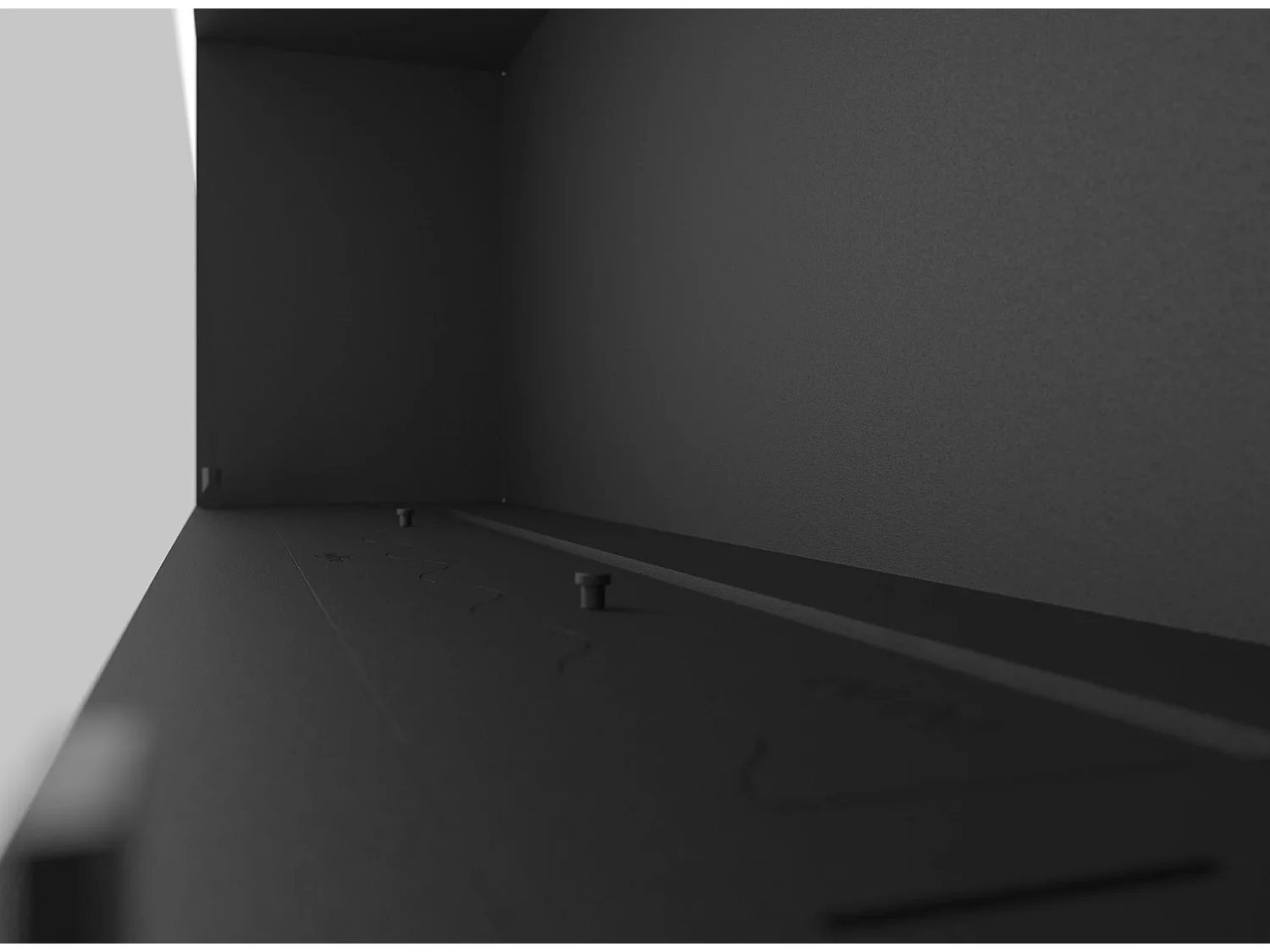 SLIM INSIDE BLACK - Cheminée encastrable au bioéthanol 120 cm
