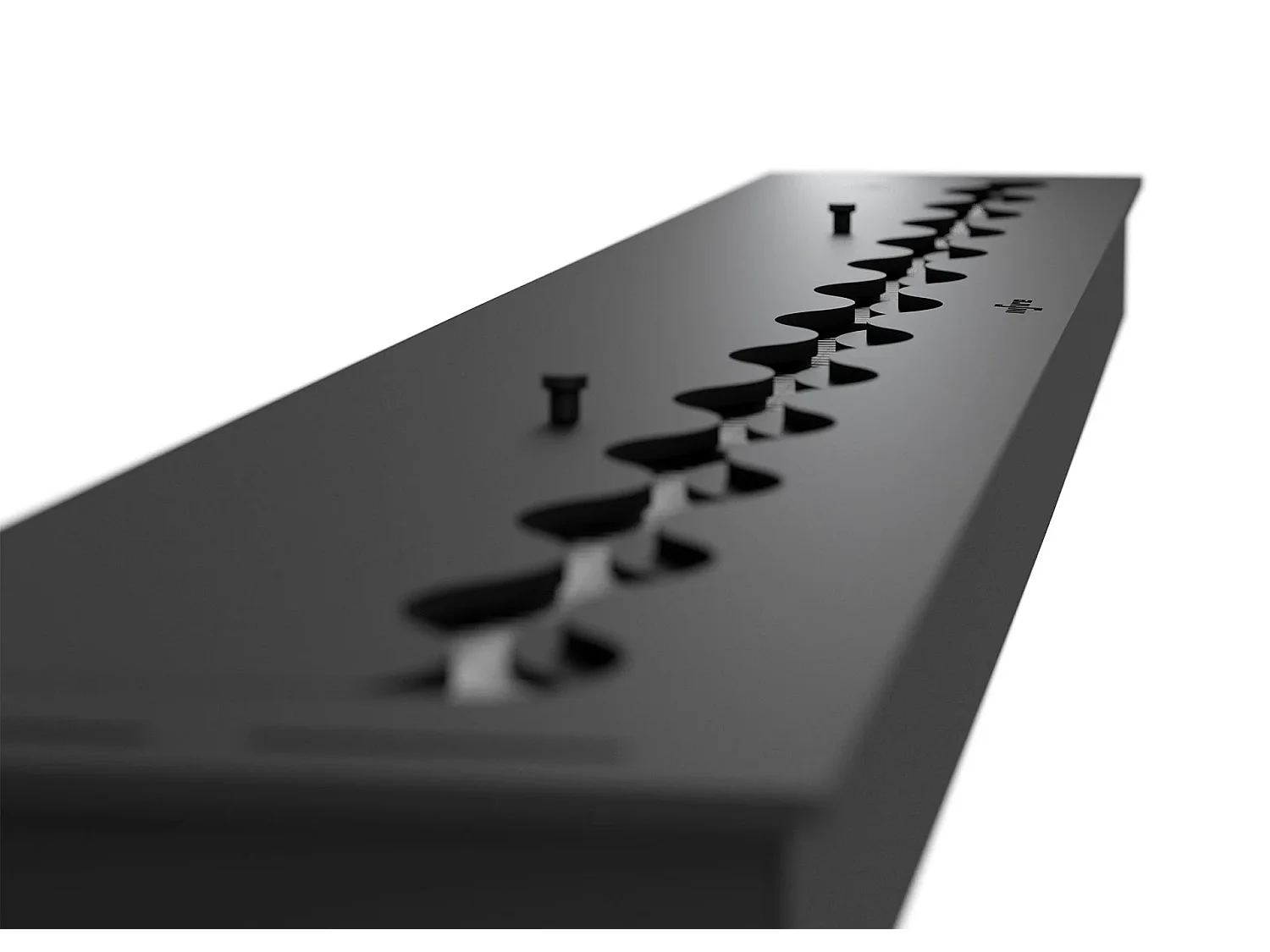 SLIM BLACK BURNER - Brûleur bioéthanol noir encastrable - 1500