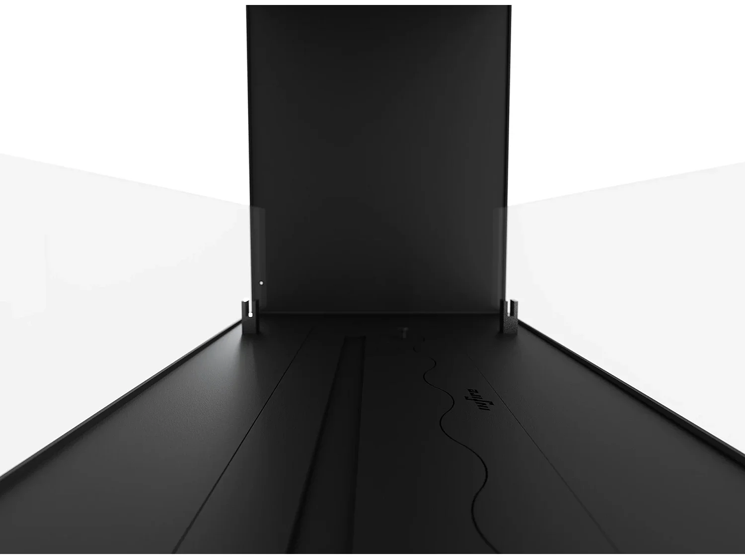 2SIDE SLIM - Biocheminée double face Cheminée bioéthanol encastrable 80 cm