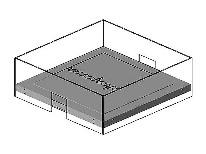 PICCO - Cheminée autoportante au bioéthanol noir/blanc - Noir
