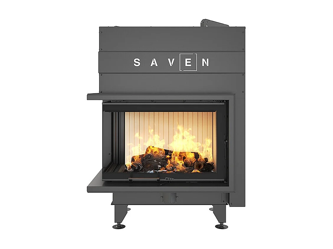 Cheminée d'angle Insert ouverture gauche Energy Up 75х50х47 (15,1 kW) ECO