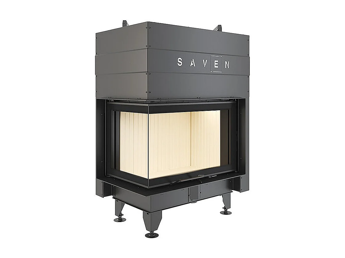 Cheminée d'angle Insert ouverture gauche Energy Up 75х50х47 (15,1 kW) ECO