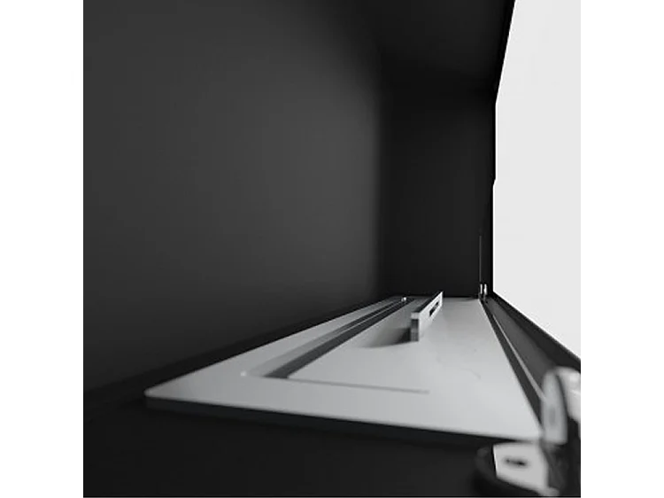 INSIDE 900 - Biocheminée Murale/Encastrée au Bioéthanol - Noir - 90 cm - Brûleur linéaire 50 cm / Capacité 1 L - 20 kg