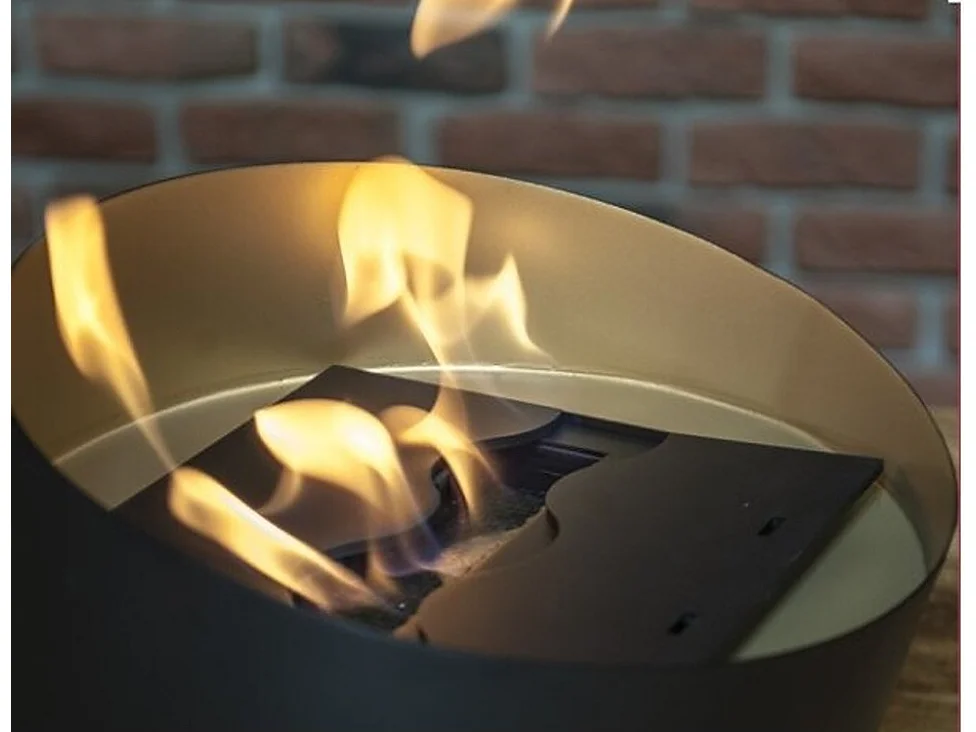 TAMBORA GOLD - Vrijstaande bio-ethanol inbouwhaard.