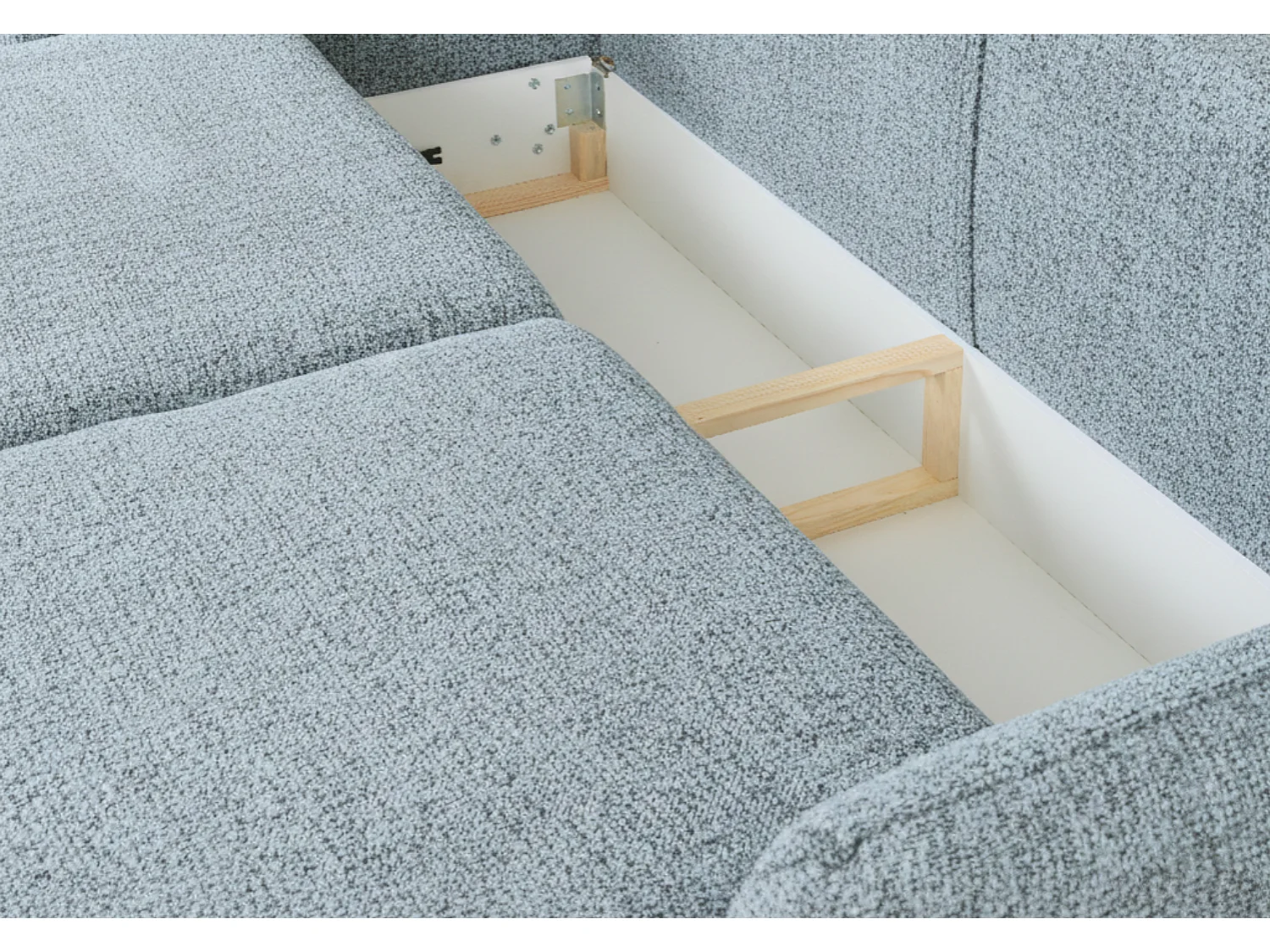 Canapé Santi avec fonction couchage et coffre – canapé moderne et confortable pour le salon