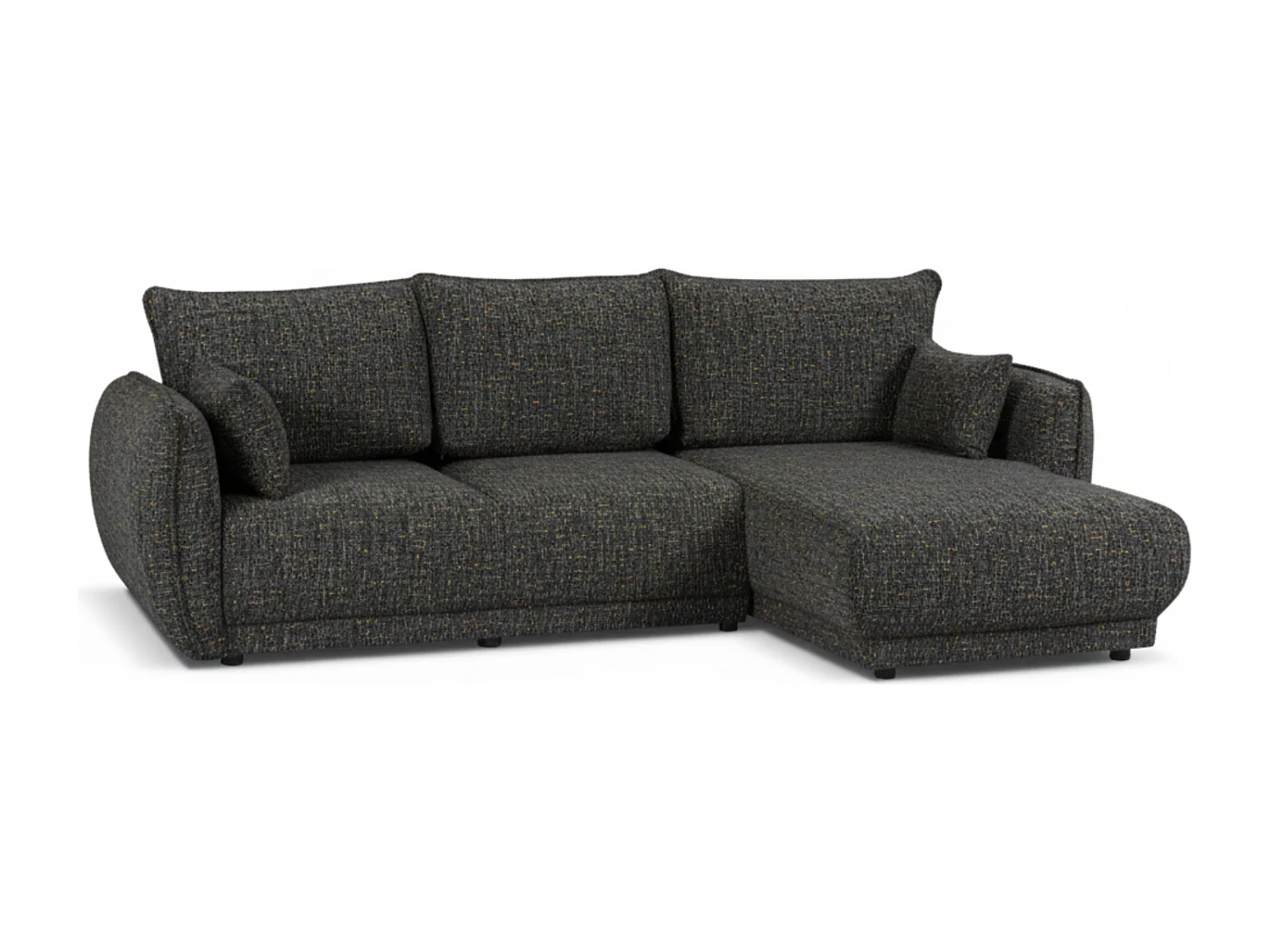 Divano angolare Mossa destro con funzione letto e contenitore – divano moderno 2 in 2