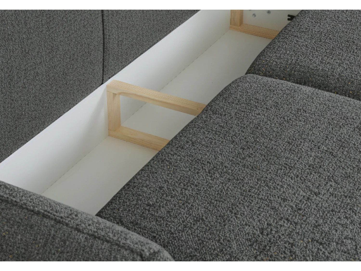 Divano angolare Mossa destro con funzione letto e contenitore – divano moderno 2 in 2